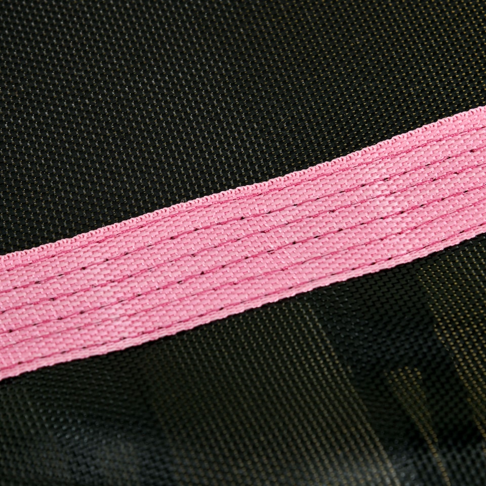 image 1 of HOMCOM 5.4FT Kids Trampoline With Enclosure Indoor Outdoor | Pink | Pink