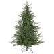 image 1 of HOMCOM 5ft Artificial Christmas Tree with 1724 Tips, Metal Base, Realistic Hinged mas Tree, Easy to Assemble, Green