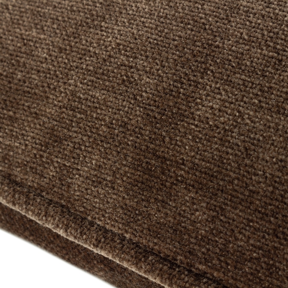 image 1 of Yard Heavy Chenille Piped Cushion | Brown | Brown | 50 x 50cm | 1