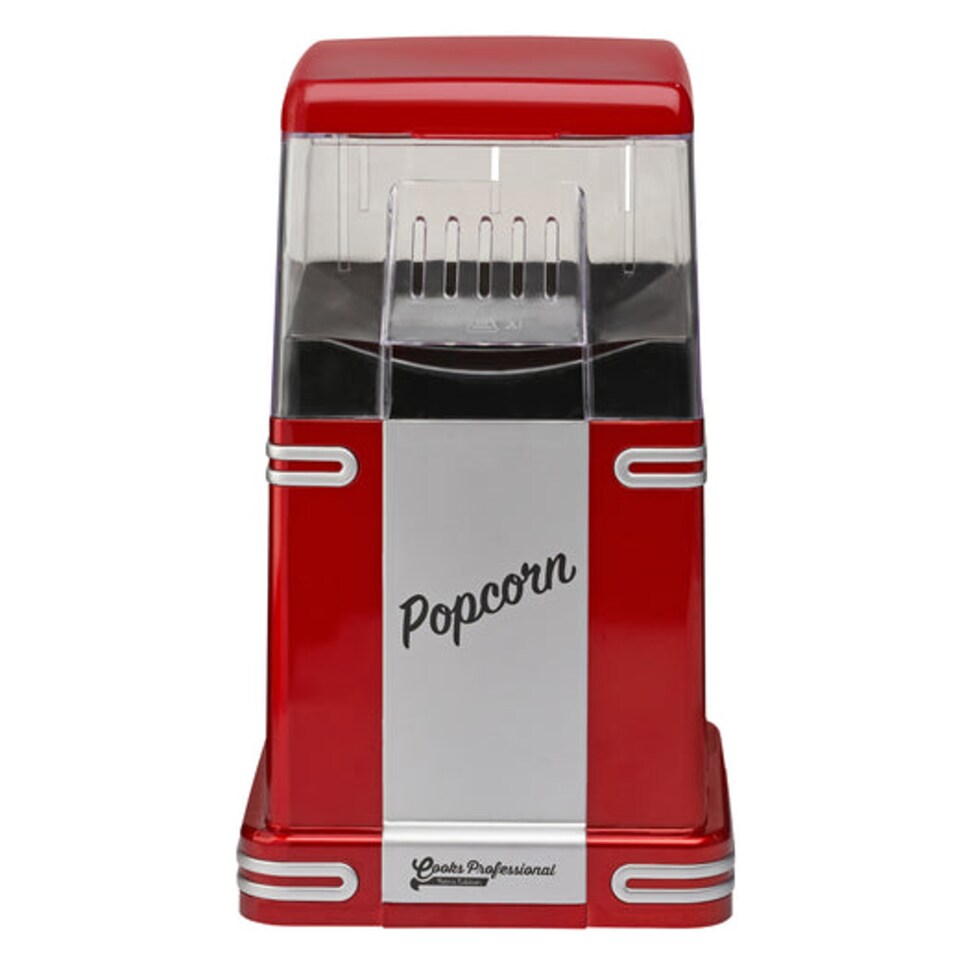 image 1 of Cooks Professional Retro Popcorn Maker Machine 1200W with 8 Boxes & One Touch Operation
