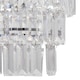 image 5 of Three Tier Acrylic Crystal Light Shade | Clear | Chrome | Medium | 1
