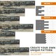 image 6 of NOVECRAFTO Self Adhesive Floor Planks | 36x5.98in (91.4x15.2cm) Each | Peel & Stick Vinyl Flooring | Stormwave Timber Design | Waterproof DIY Tiles Brown | 5 sqm