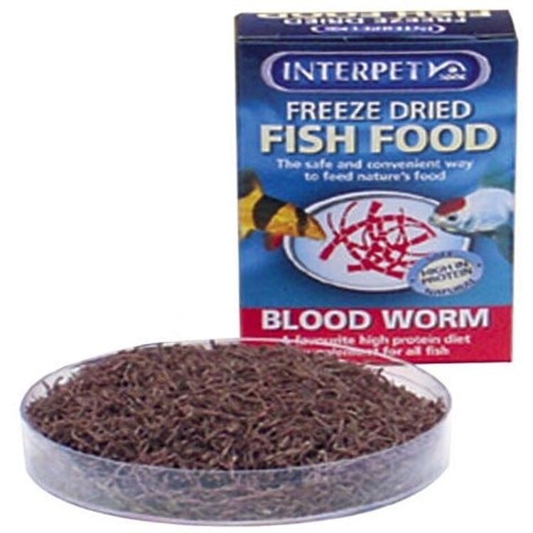 Interpet Freeze Dried Food Bloodworm 4G (Pack Of 6)