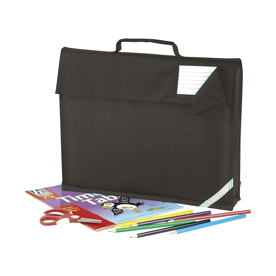 image 1 of Quadra Junior Book Bag - 5 Litres (Pack of 2) - Black - One Size