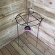 image 3 of Pack of 2 Tom Chambers Cottage Heavy Duty Black Metal Steel Herbaceous Garden Plant Support Grow Through Large 80cm x 45cm