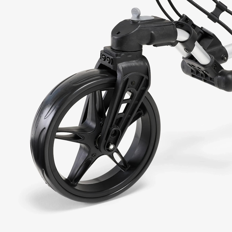 image 1 of Decathlon 3-wheel golf trolley, Inesis 900 360° grey