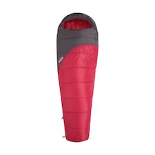 Mountain Warehouse Summit 300 Left Zip Winter Mummy Sleeping Bag - Dark Red - 200cm