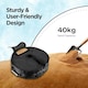 image 3 of Straame Heavy Parasol Base – 46CM Sand-Filled, Weatherproof Stand for Beach, Patio & Garden Umbrella Black
