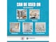image 5 of SmartSeal - Anti Mould Paint - Brilliant White (1L) For Bathroom, Kitchen and Bedroom Walls and Ceilings - Mould Protection