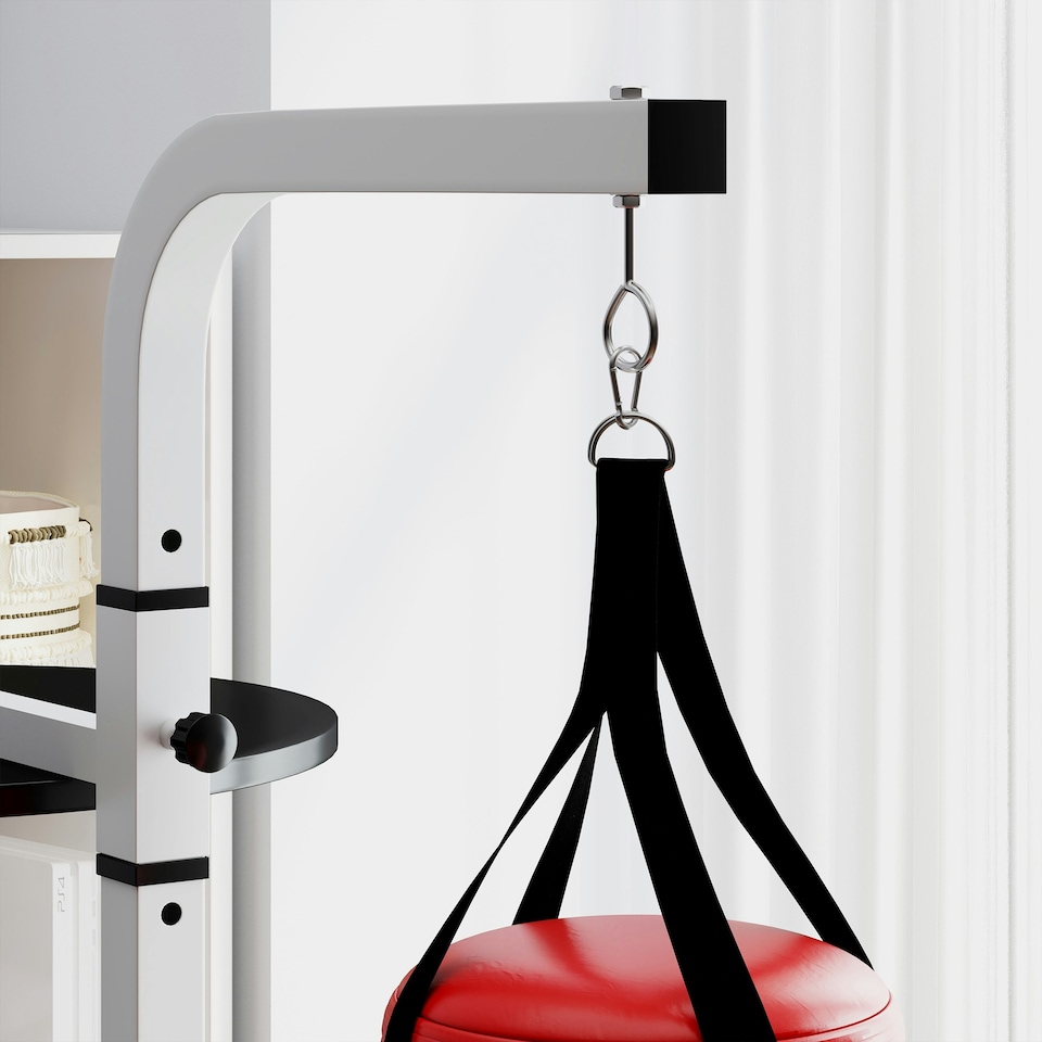 image 1 of HOMCOM Punchbag & Speedball Boxing Station Frame Freestanding