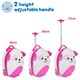 image 3 of boppi Tiny Trekker Luggage Case - PINK DOG