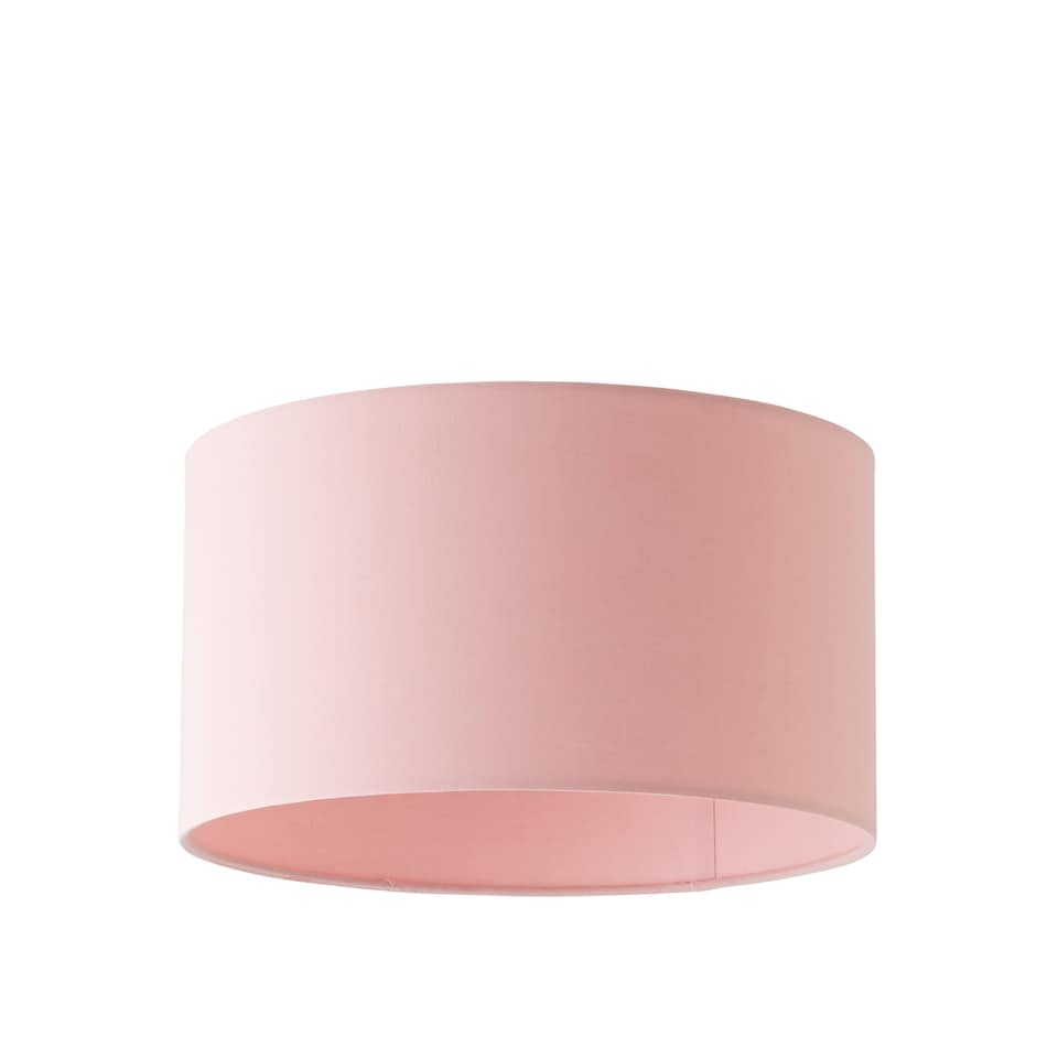 image 1 of ValueLights Reni Medium Pink Fabric Pendant Shade | Pink