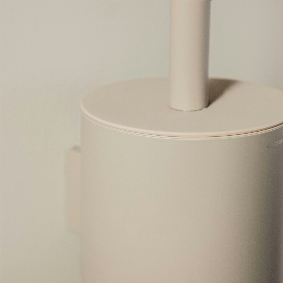 image 1 of Cosmic Toilet Brush Holder Sand with Durable Stainless Steel for Bathroom
