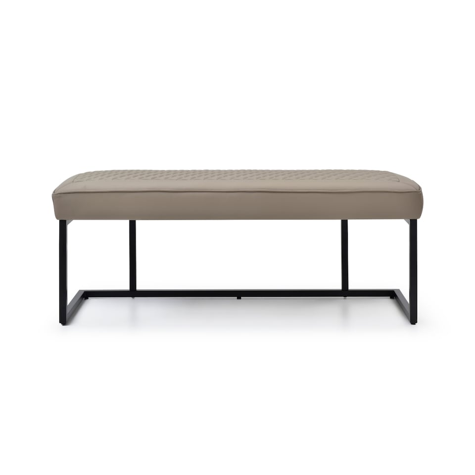 image 1 of Left Hand Facing Beige Corner Dining Bench Set