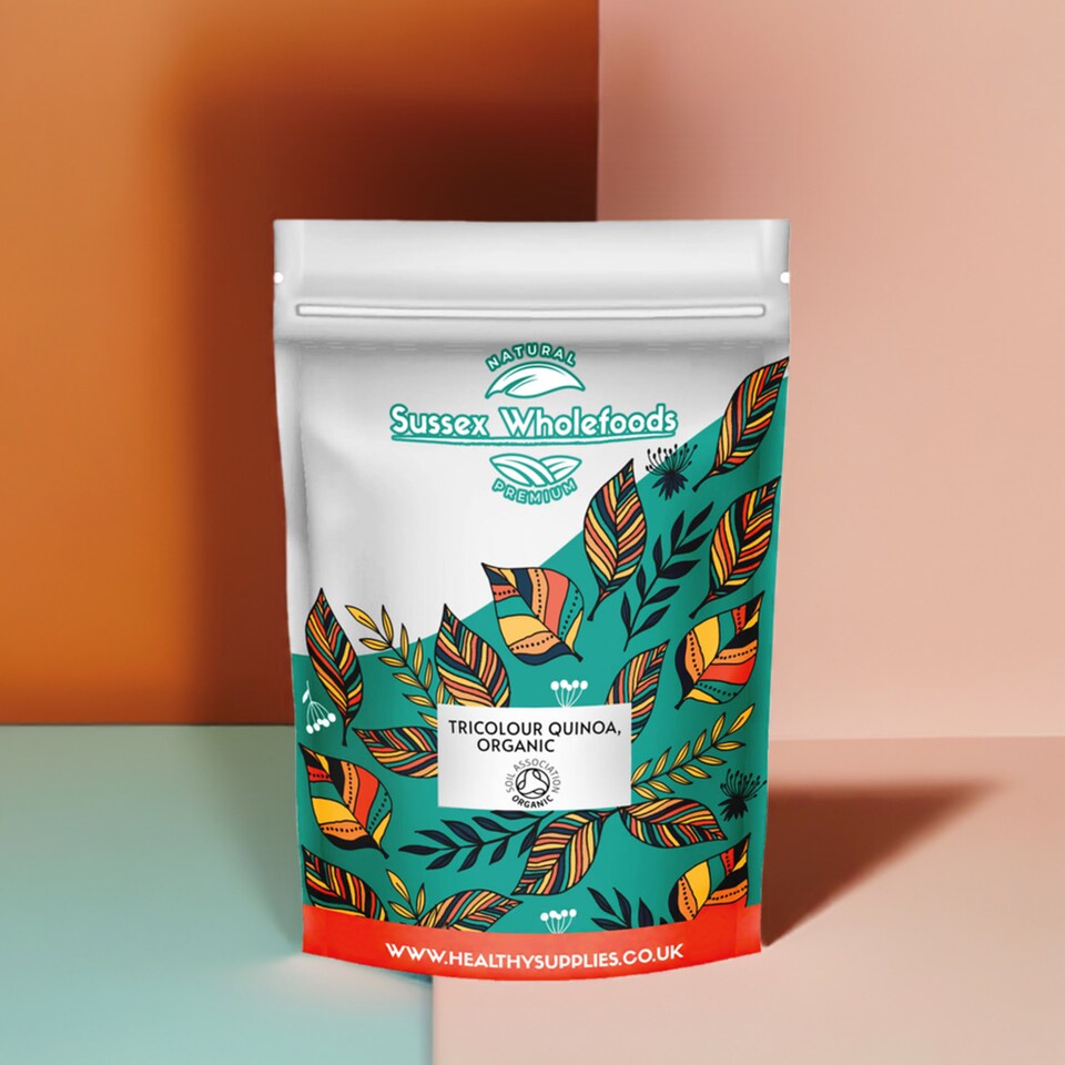 image 1 of Organic Tricolour Quinoa 500g (Sussex Wholefoods) | Multi