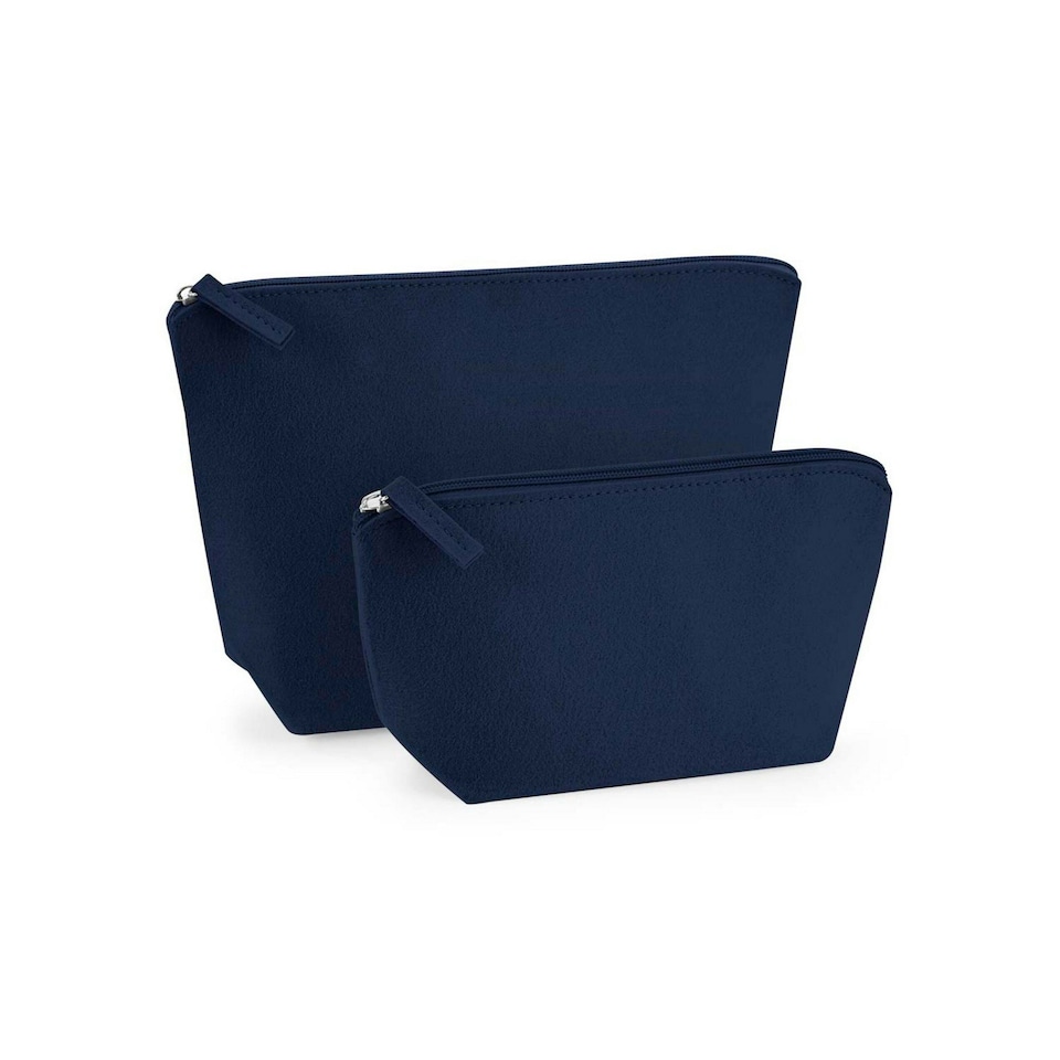 image 1 of Bagbase Felt Accessory Bag - Navy - 18cm x 9cm x 19cm