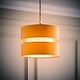 image 3 of ValueLights Sophia Small Sand 2 Tier Ceiling Light Shade | Yellow