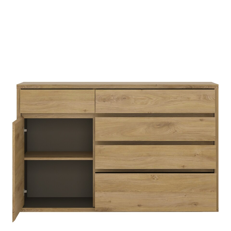 image 1 of Shetland 1 Door 5 Drawer Cupboard