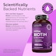 image 2 of Nutravita Biotin Hair Growth Supplement 12,000mcg - High Strength Vitamin B7 Biotin Pills 12000UG - Supports Skin & Hair Growth - 400 Vegan Tablets