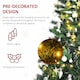 image 5 of HOMCOM 6FT Pre-Lit Artificial Christmas Tree Holiday Décor Ornament Stand
