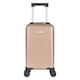 image 1 of Public Dealz Underseat Lightweight 4 Wheeled Cabin Bag | Cream | Champagne | 1