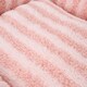 image 6 of Living and Home Soft Striped Plush Pet Bed for Cats & Dogs | Pink | One Size | 1