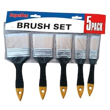 SupaDec Brush Set (5 Pack) - Black/Beige - One Size