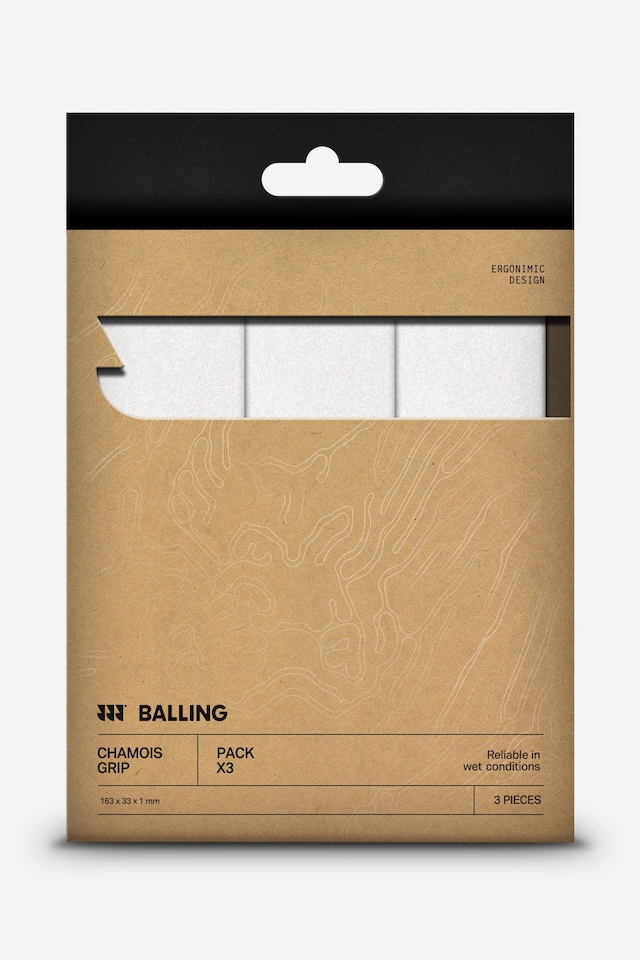 Chamois Grip White Pack x3