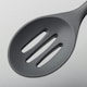 image 5 of Zeal Silicone Slotted Spoon 28cm, Dark Grey