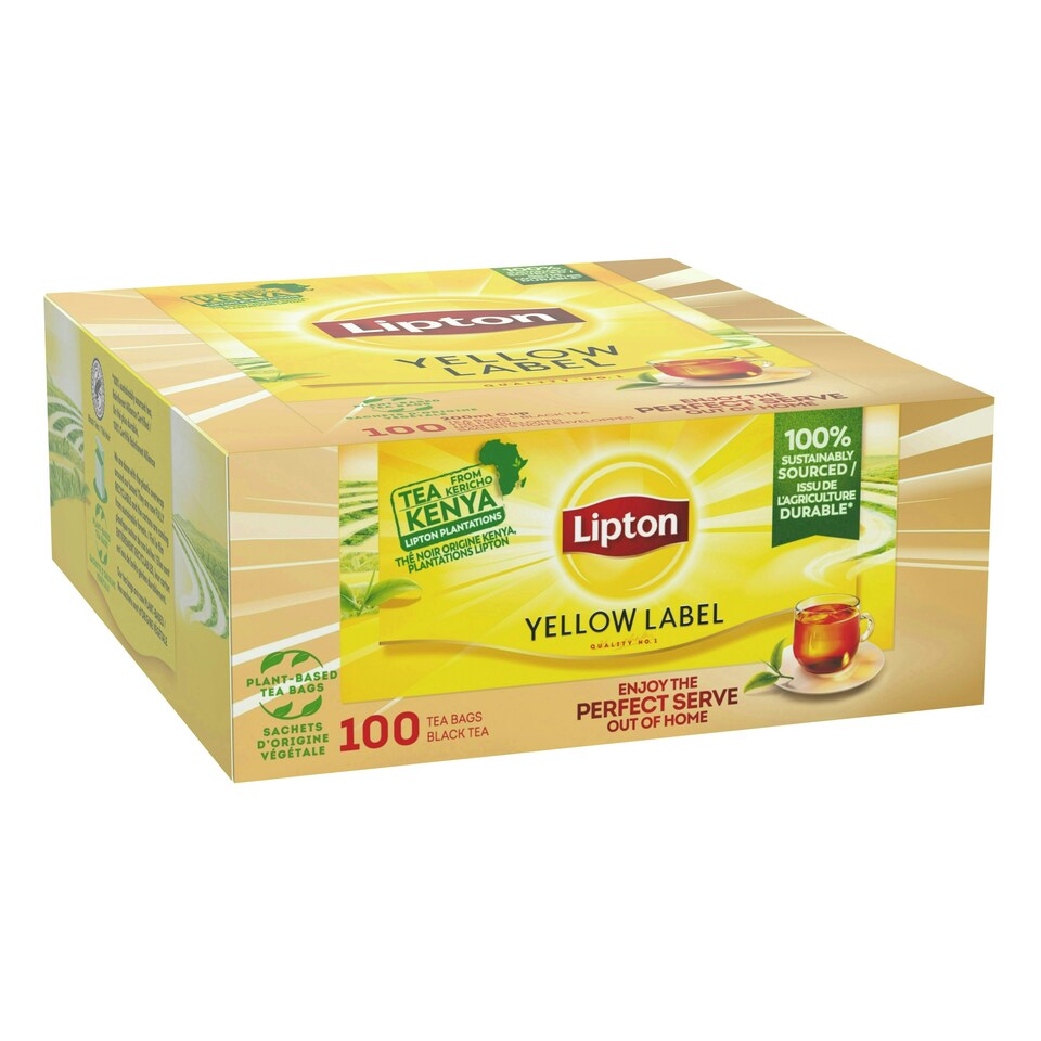 image 1 of Lipton Yellow Label Teabags, 100 Teabags (3 Pack)