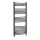 image 1 of Heated Vertical Towel Rail Curved 1689 BTU Anthracite 1150x 500mm | Grey | Anthracite | 1