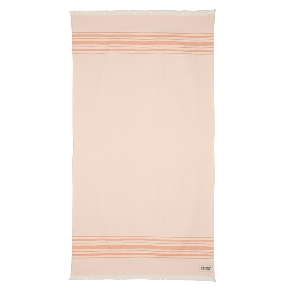 image 1 of Ukiyo Yumiko Aware Hammam Bath Towel - Pink - One Size Pink | One size