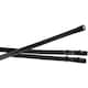 image 2 of Collegiate Plain Leather Reins IV - Black - 54in