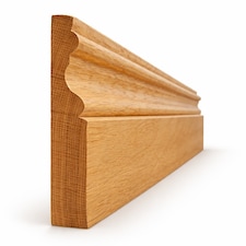 Victorian European Oak Skirting Board (Unoiled) - 146mm (H) x 19mm (T) x 3000mm (L) - (Pack Of 20)