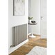 image 1 of 600mm (H) x 800mm (W) - Stainless Horizontal Radiator (Paris) - SINGLE Panel - (0.6m x 0.8m) - Depth 63mm