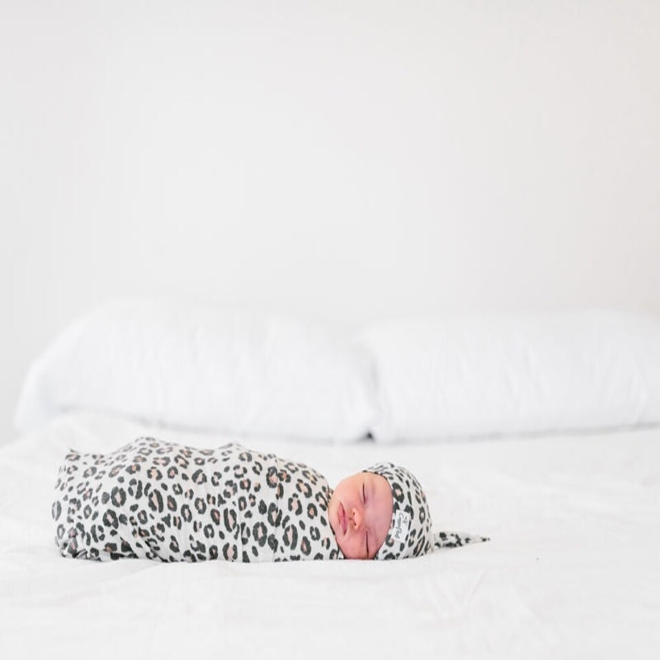 image 1 of Copper Pearl Knitted Swaddle Blanket Zara