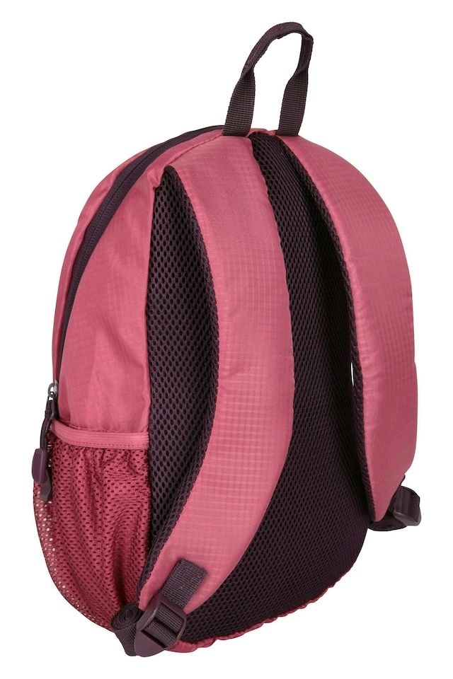 image 1 of Mountain Warehouse Trek Backpack Padded Soft Breathable Everyday Rucksack Bag | Red | Berry