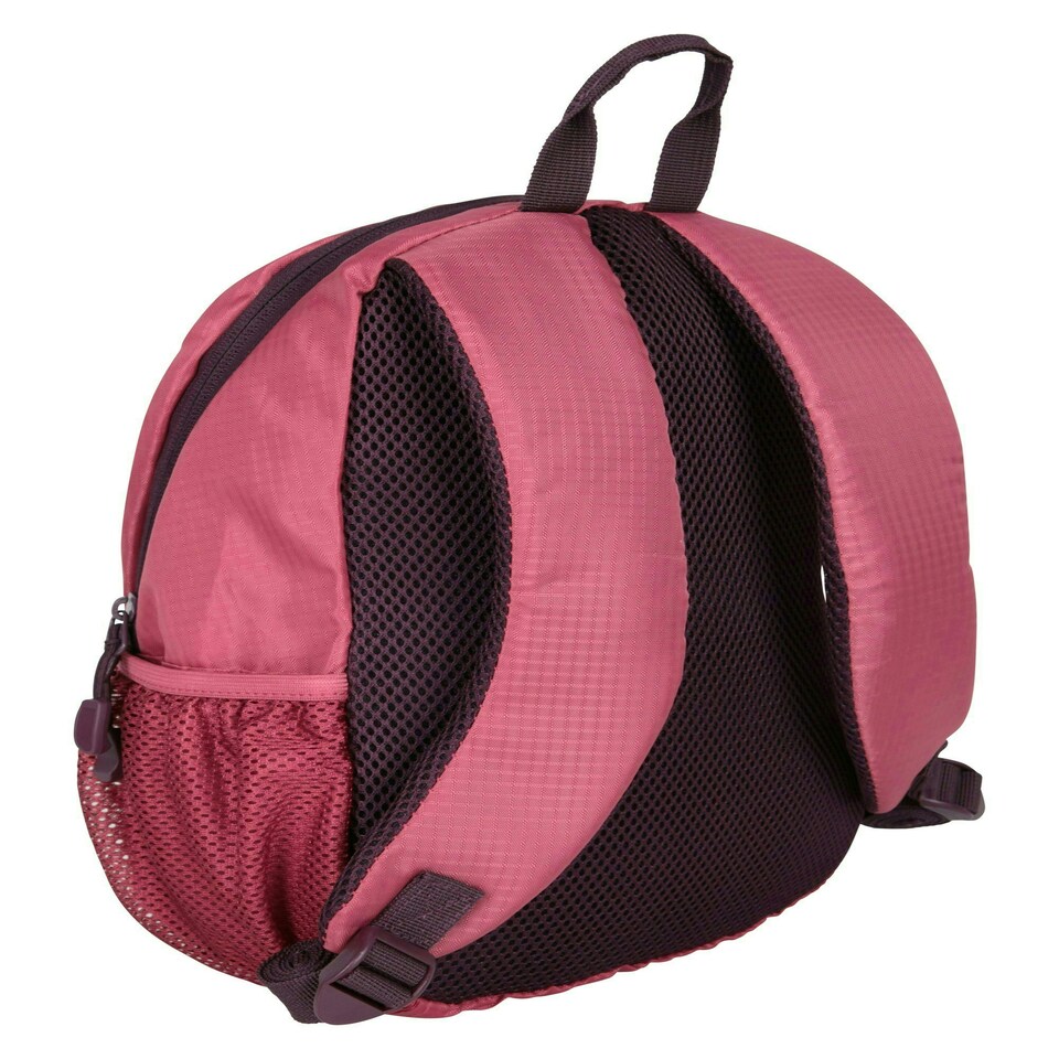 image 1 of Mountain Warehouse Trek Backpack Padded Soft Breathable Everyday Rucksack Bag Red | Berry
