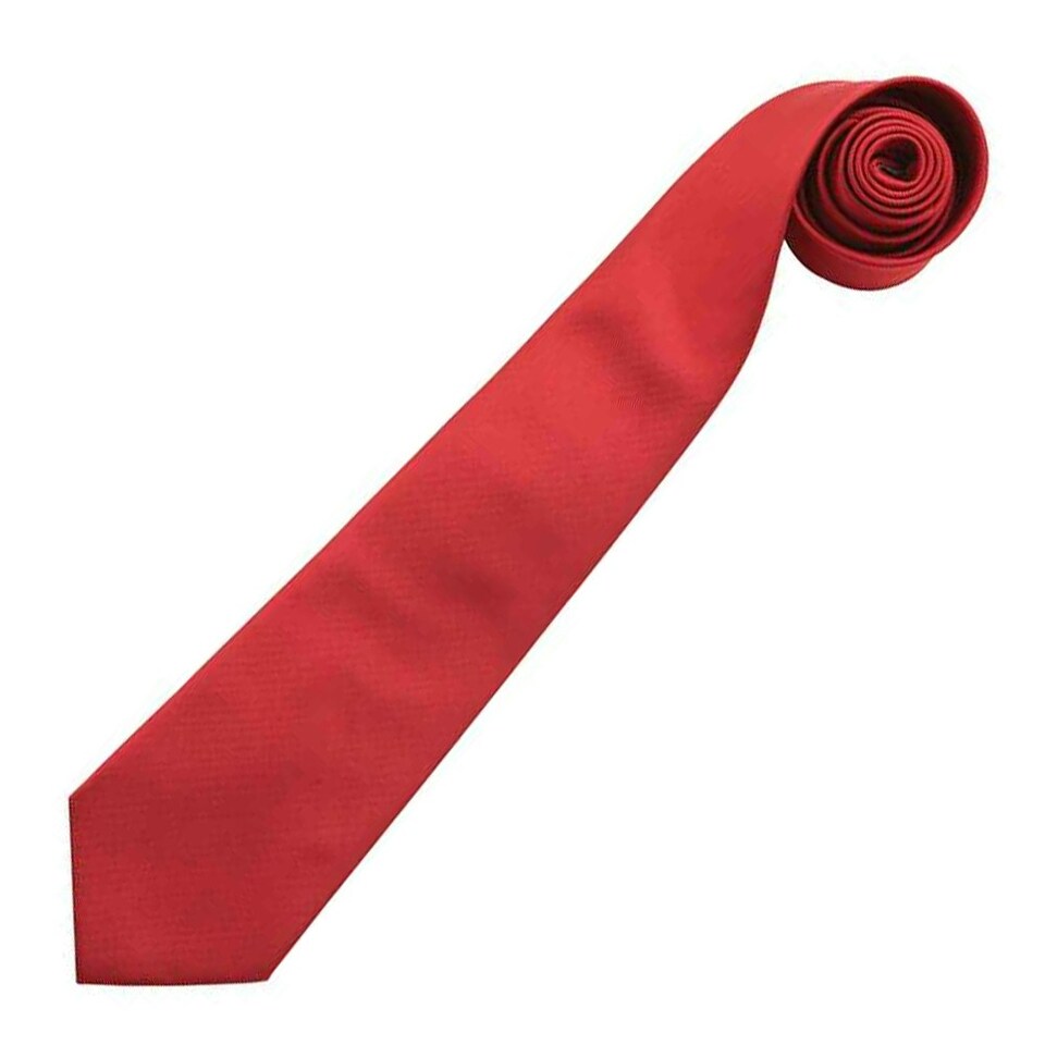 image 1 of Premier Mens Colours Fashion Tie - Red - One Size
