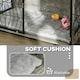 image 5 of PawHut Dog Crate Furniture End Table w/ Cushion for Large Dogs