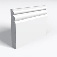 Pack of 15 (Total 15 Units) - Moisture Resistant MDF Primed Larches Skirting Board - 18mm (T) x 169mm (H) x 4200mm (L)