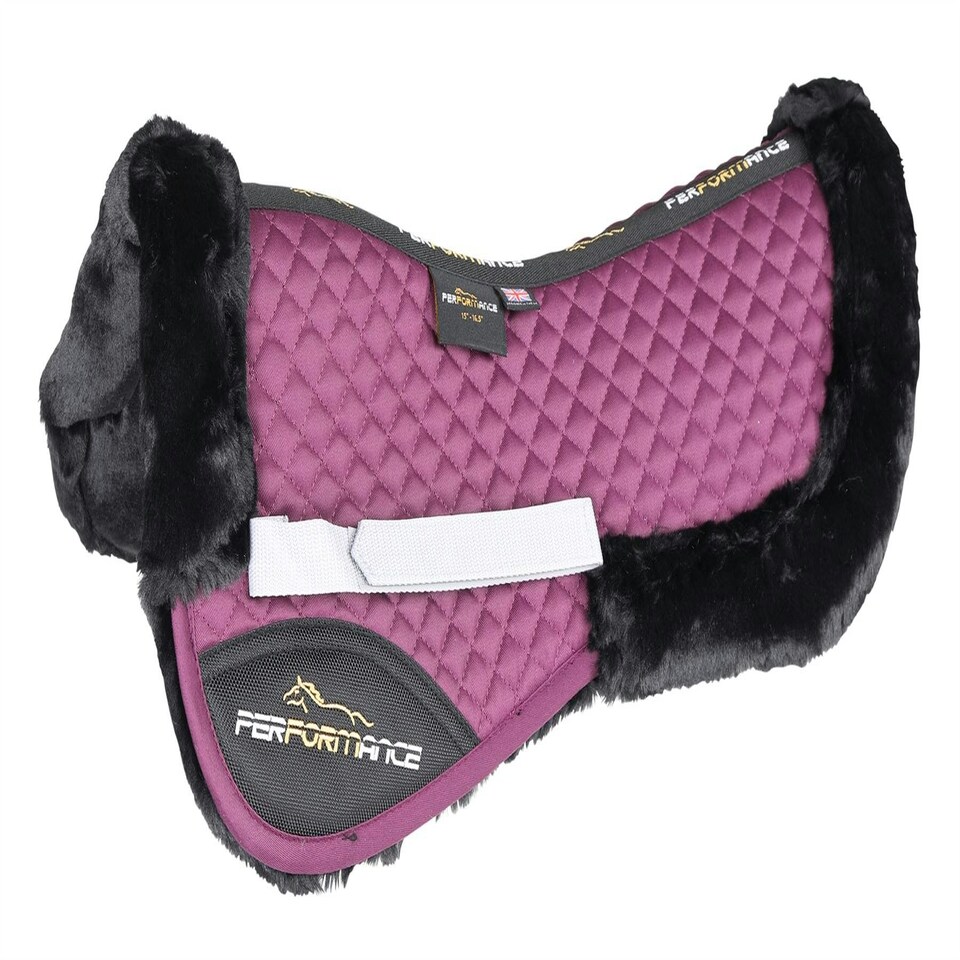 image 1 of Shires Performance Half Pad Blue | Size: 17-18 Inch
Colour: Navy Blue