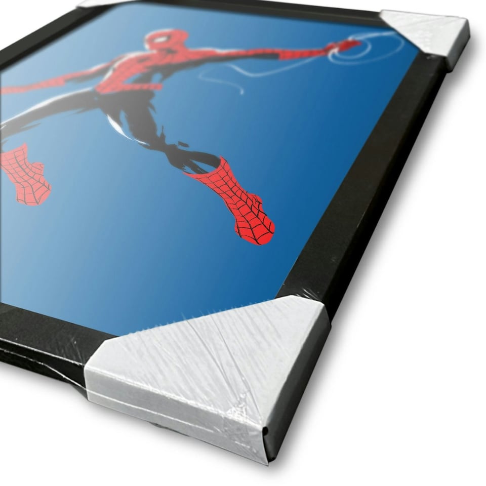 image 1 of Spider-Man (Web Line) Framed 30x40cm Print