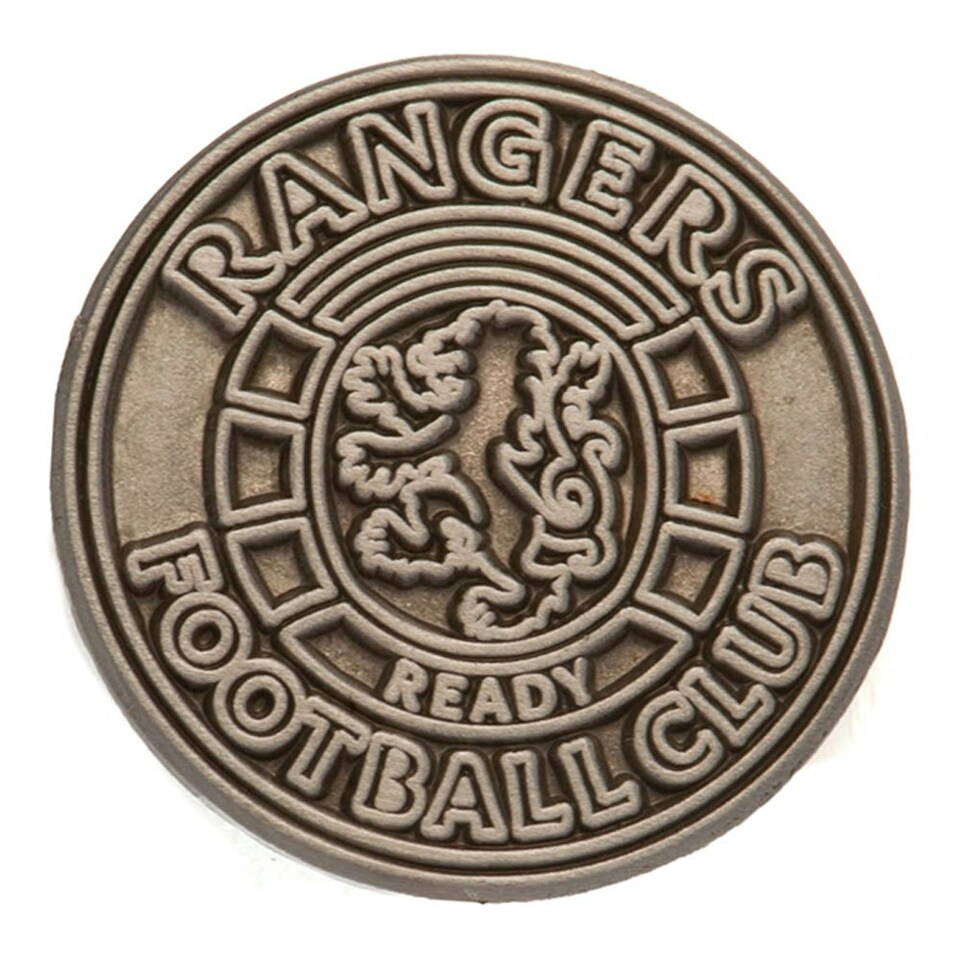 Rangers FC Crest Badge - Antique Silver - One Size