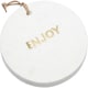 image 1 of Artesà Round Marble Cheese Board Platter White