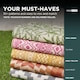 image 7 of Homescapes Outdoor Rug Runner Waterproof Reversible, 75 x 200 cm, Zoe Geometric Design