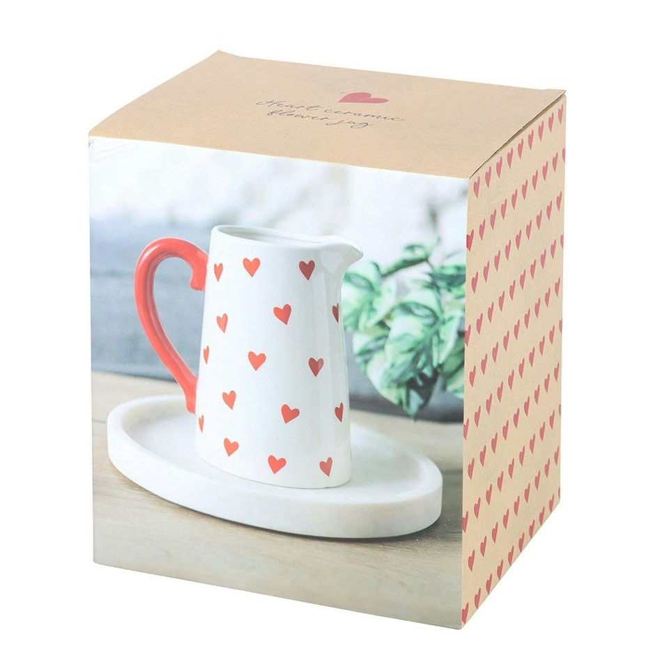 image 1 of Heart Flower Jug