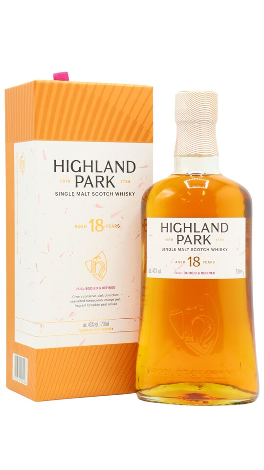 image 1 of Highland Park - Single Malt Scotch 18 year old Whisky | Multi | Deep Gold | 1