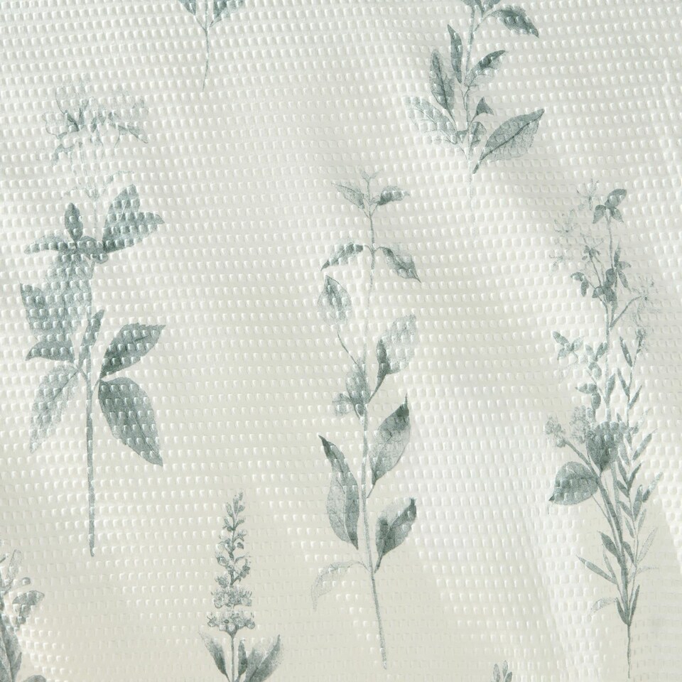 image 1 of OHS Botanics Embossed Bedding Set Waffle Duvet Cover with Pillowcase | Green | Super King