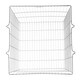 image 4 of SPARES2GO Universal Zinc Coated Terminal Guard Square Deep Boiler Flue Cage (11'' x 10'' x 10.5'')